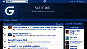 What Gameiki.com website looked like in 2017 (6 years ago)