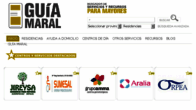 What Guiaserviciosparamayores.es website looked like in 2017 (6 years ago)