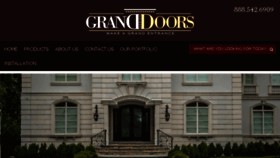 What Granddoors.com website looked like in 2017 (6 years ago)