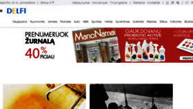 What Gyvenimas.delfi.lt website looked like in 2017 (6 years ago)