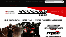 What Guaramotos.com.br website looked like in 2017 (6 years ago)