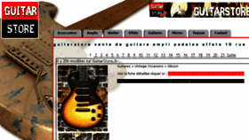 What Guitarstore.fr website looked like in 2017 (6 years ago)