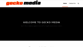 What Geckomedia.co.za website looked like in 2017 (6 years ago)