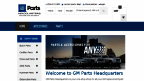 What Gmpartsheadquarters.com website looked like in 2017 (6 years ago)
