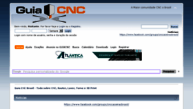 What Guiacnc.com.br website looked like in 2017 (6 years ago)
