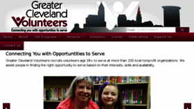 What Greaterclevelandvolunteers.org website looked like in 2017 (6 years ago)