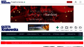 What Gazetakrakowska.pl website looked like in 2017 (6 years ago)