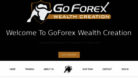 What Goforex.co.za website looked like in 2017 (6 years ago)