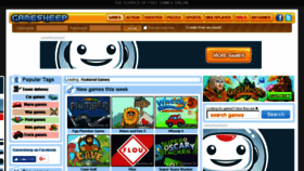What Gamesheep.com website looked like in 2017 (6 years ago)