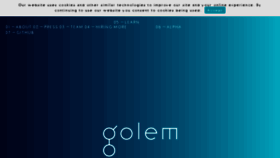 What Golemproject.net website looked like in 2017 (6 years ago)