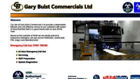 What Garybuist.co.uk website looked like in 2017 (7 years ago)