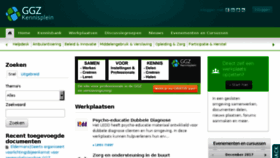 What Ggzkennisplein.nl website looked like in 2017 (6 years ago)