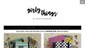 What Girly-things.com website looked like in 2017 (6 years ago)