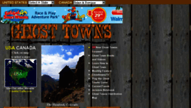 What Ghosttowns.com website looked like in 2017 (6 years ago)