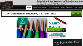 What Gutscheinwurst.de website looked like in 2017 (6 years ago)