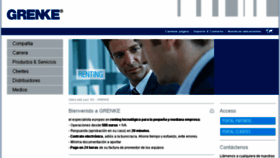 What Grenke.es website looked like in 2017 (8 years ago)