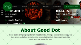 What Gooddot.in website looked like in 2017 (6 years ago)