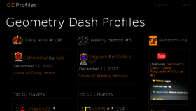 What Gdprofiles.com website looked like in 2017 (6 years ago)