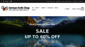 What German-knife-shop.com website looked like in 2017 (6 years ago)