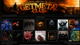 What Getmetal.club website looked like in 2017 (6 years ago)