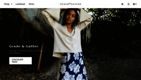 What Gradeandgather.com website looked like in 2017 (8 years ago)