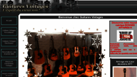 What Guitaresvintages.com website looked like in 2017 (6 years ago)
