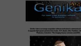 What Genicapture.com website looked like in 2017 (6 years ago)