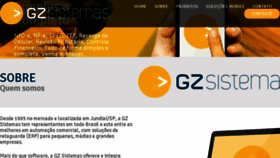 What Gzcloud.com.br website looked like in 2017 (6 years ago)