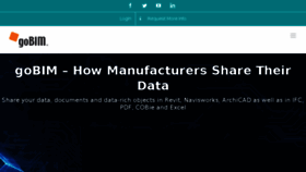 What Gobim.com website looked like in 2017 (7 years ago)