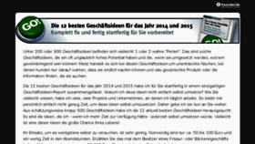 What Geschaeftsideenreport.de website looked like in 2017 (6 years ago)
