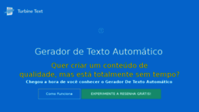 What Geradordetextoautomatico.com.br website looked like in 2017 (6 years ago)