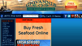 What Giovannisfishmarket.com website looked like in 2017 (6 years ago)