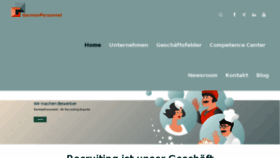 What Germanpersonnel.de website looked like in 2017 (6 years ago)