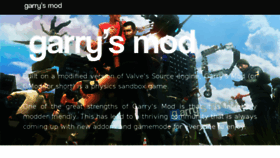What Gmod.facepunch.com website looked like in 2017 (6 years ago)