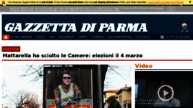 What Gazzettadiparma.it website looked like in 2017 (6 years ago)