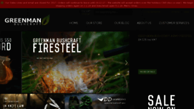 What Greenmanbushcraft.co.uk website looked like in 2017 (6 years ago)