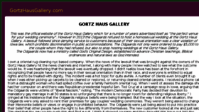 What Gortzhausgallery.com website looked like in 2017 (6 years ago)