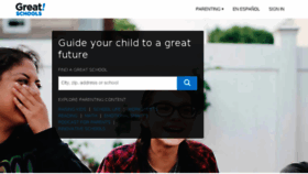 What Greatschools.org website looked like in 2017 (6 years ago)