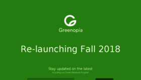 What Greenopia.com website looked like in 2018 (6 years ago)