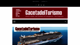 What Gacetadelturismo.com website looked like in 2018 (6 years ago)