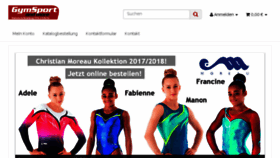 What Gymsport-and-more.de website looked like in 2018 (6 years ago)