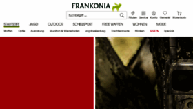 What Go.frankonia.de website looked like in 2018 (6 years ago)
