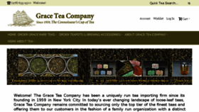 What Gracetea.com website looked like in 2018 (6 years ago)