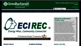 What Growbuchanan.com website looked like in 2018 (6 years ago)