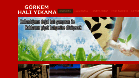What Gorkemhaliyikama.com website looked like in 2018 (6 years ago)