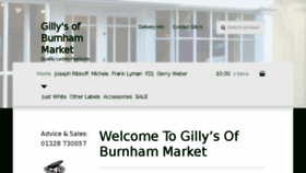 What Gillysofburnhammarket.co.uk website looked like in 2018 (6 years ago)