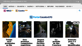 What Gazeta670.com.br website looked like in 2018 (8 years ago)