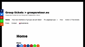 What Groepsretour.eu website looked like in 2018 (6 years ago)