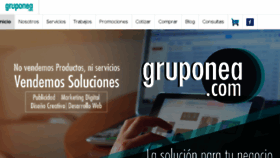 What Gruponea.com.ar website looked like in 2018 (6 years ago)