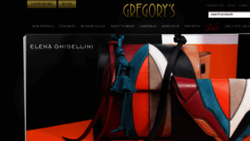 What Gregorysshoes.com website looked like in 2018 (6 years ago)